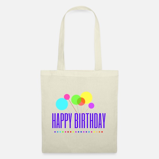 Bewusteloos converteerbaar kleurstof Gelukkige verjaardag, gefeliciteerd, Engels' Stoffentas | Spreadshirt