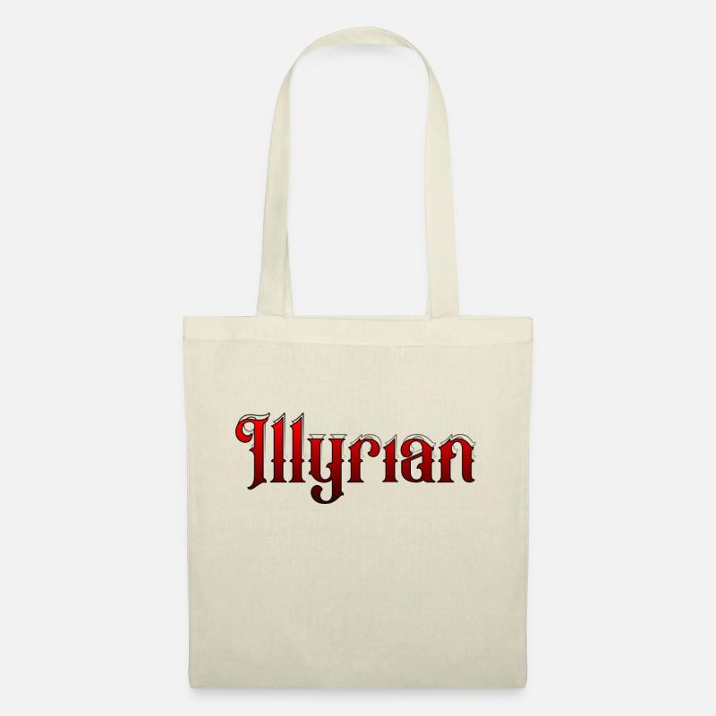 Illyrian/Albaner Design - Stoffbeutel - Natur