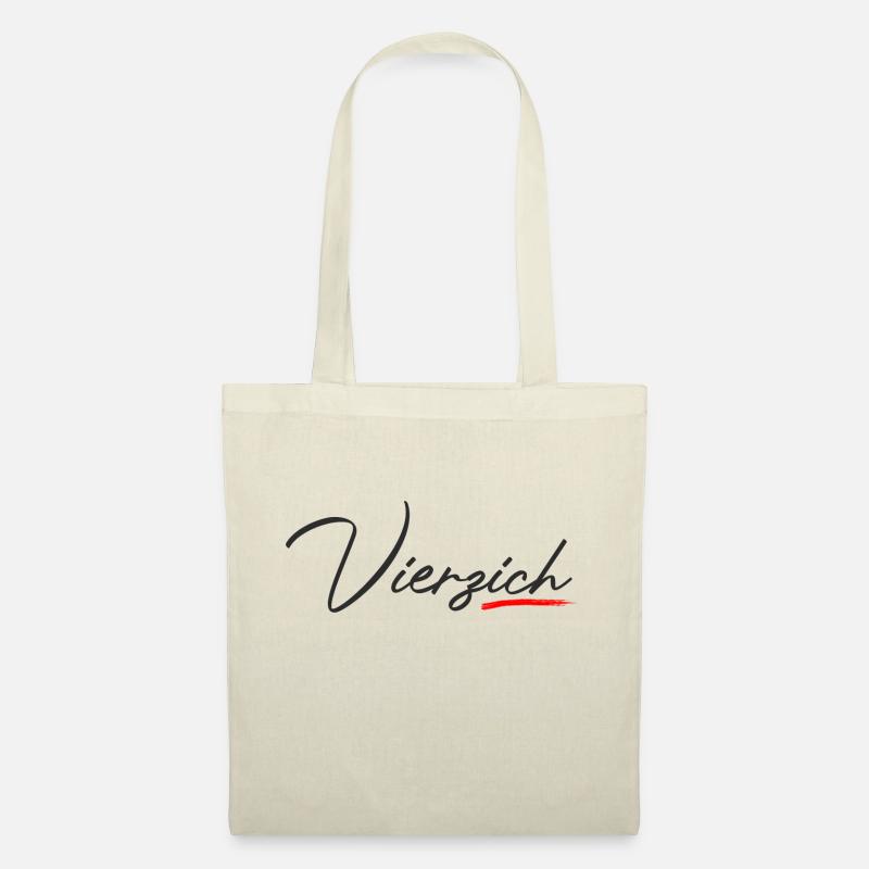 40. Geburtstag Vierzich Humor Spruch Geschenkidee - Stoffbeutel - Natur
