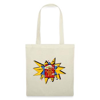 Alsace Pop ART - Sac en tissu - nature - Devant