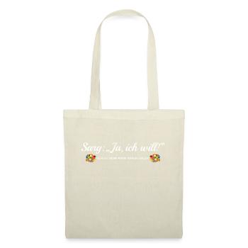 Coffin Yes, I do, funny saying bachelor party, marriage - Tote Bag - nature - Front