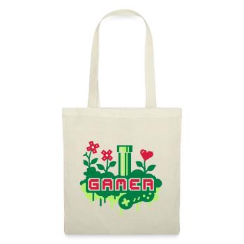 Gamer Garden (Pipe & Flowers) - Tote Bag - nature - Front