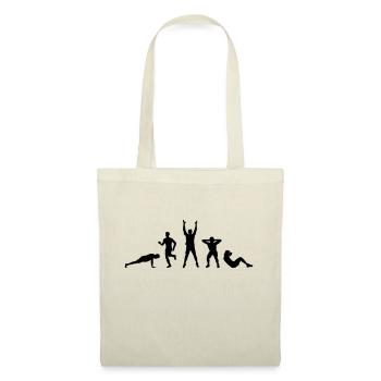 Sport - Mann Fitness - Stoffbeutel - Natur - Vorne