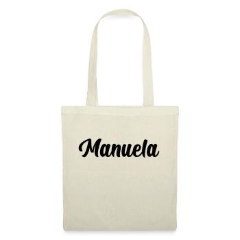 Manuela - Stoffbeutel - Natur - Vorne