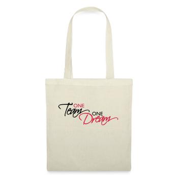 Lettrage d’une équipe - Sac en tissu - nature - Devant