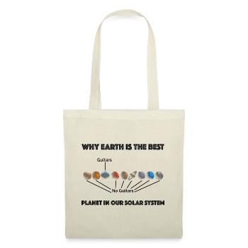 Pourquoi la Terre est la meilleure planète | Guitare - Sac en tissu - nature - Devant