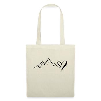 Heart - Mountain - (10) - Tote Bag - nature - Front