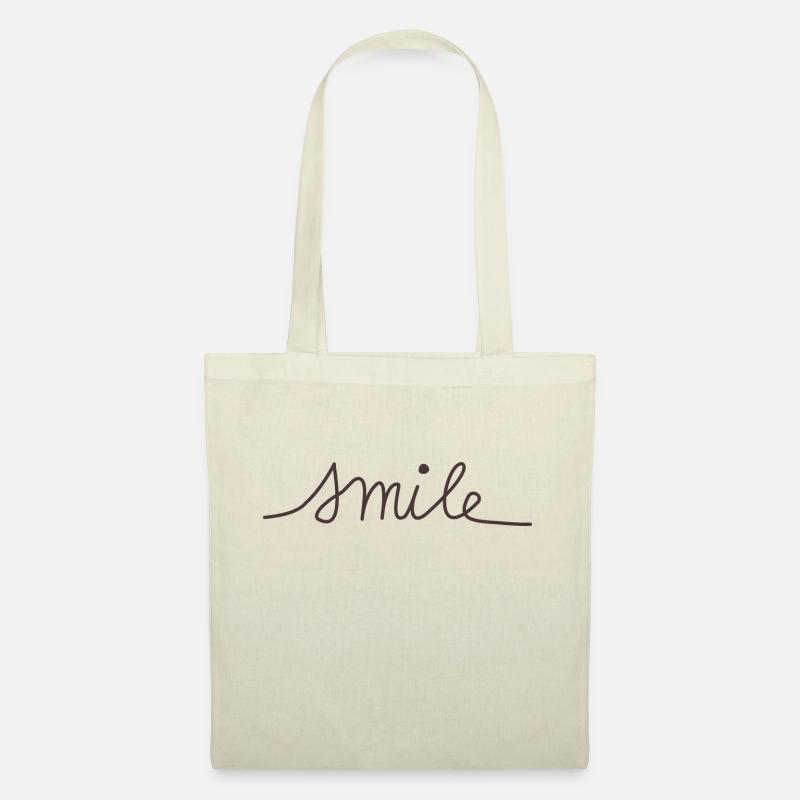 Smile - Stoffbeutel - Natur