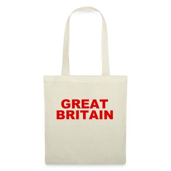 Great Britain - England - Soccer - Fußball - Stoffbeutel - Natur - Vorne