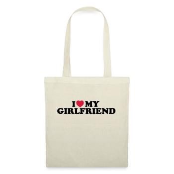 I love my girlfriend - Tote Bag - nature - Front