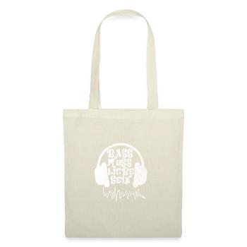 La basse doit être l'amour - Sac en tissu - nature - Devant