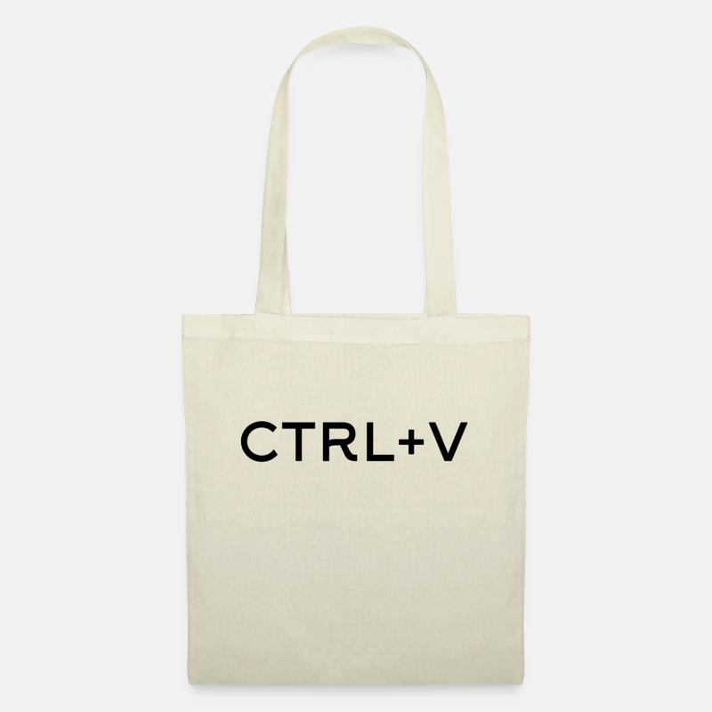 crtl+v - Stoffbeutel - Natur