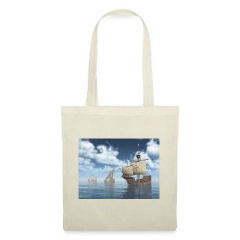 Santa Maria, Nina and Pinta by Christopher Columbus - Tote Bag - nature - Front