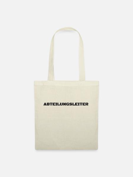 Abteilungsleiter - Stoffbeutel - Natur