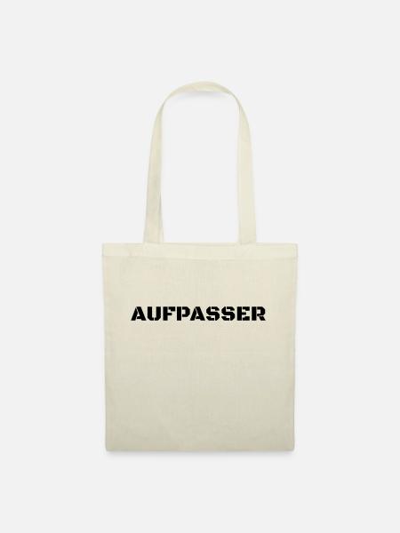 Aufpasser - Stoffbeutel - Natur