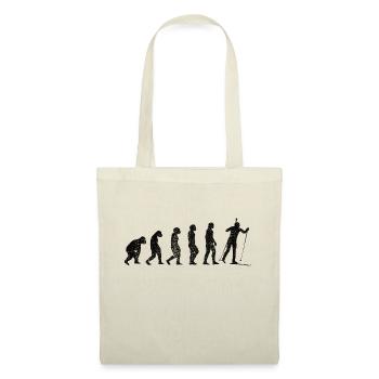 Ski Ski Design Skier Ski Skier Ski Tenue de ski - Sac en tissu - nature - Devant
