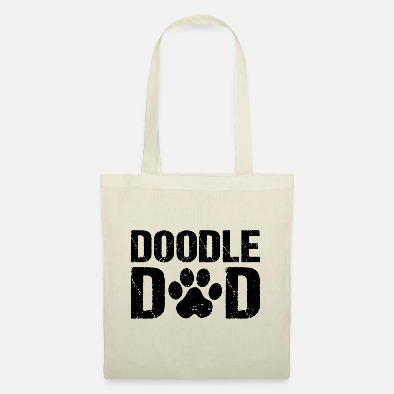 Doodle Dad Doodle Hunde - Stoffbeutel - Natur