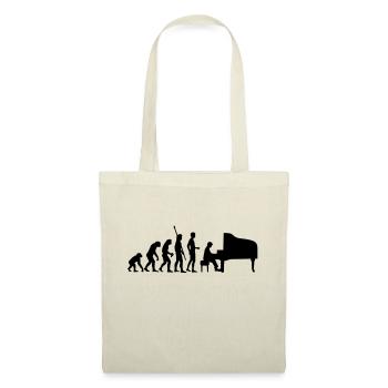 evolution_pianist - Stoffbeutel - Natur - Vorne