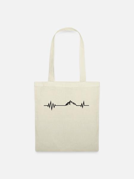 mountain pulse - Stoffbeutel - Natur