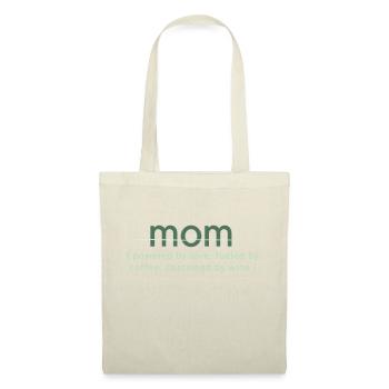 Mom Powered By Love - Tote Bag - nature - Front