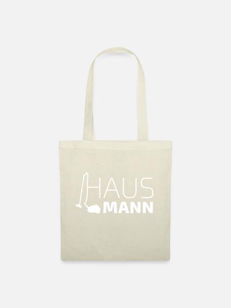 Hausmann Vater Vollzeitjob Reinigungskraft Danke - Stoffbeutel - Natur