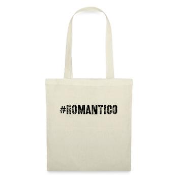 T-Shirt "#romantico" - Stoffbeutel - Natur - Vorne
