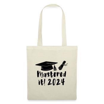 Mastered 2024 Diplôme de Master Diplômé 2024 - Sac en tissu - nature - Devant