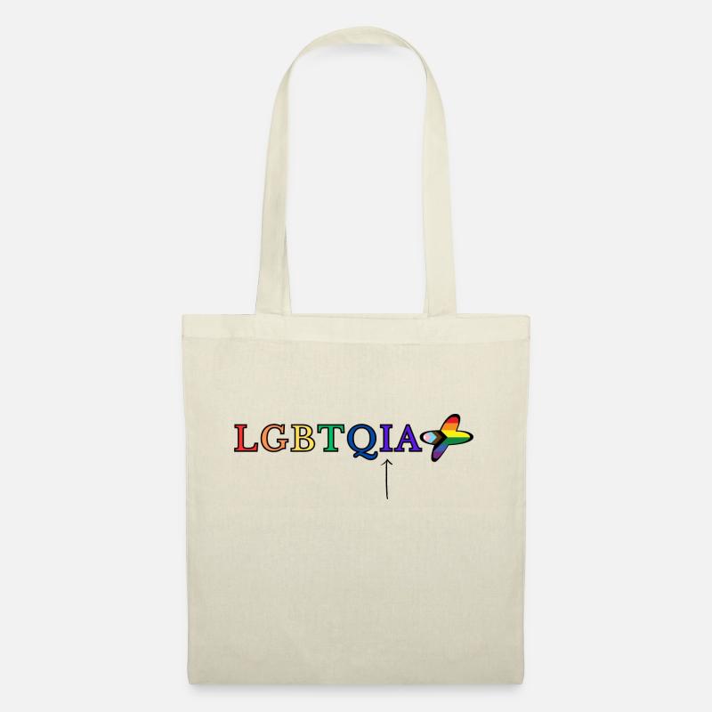LGBTQIA+ - Stoffbeutel - Natur