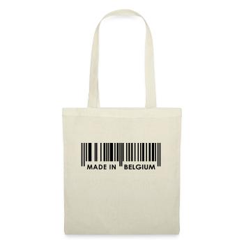 Made in Belgium / Belgien - Stoffbeutel - Natur - Vorne