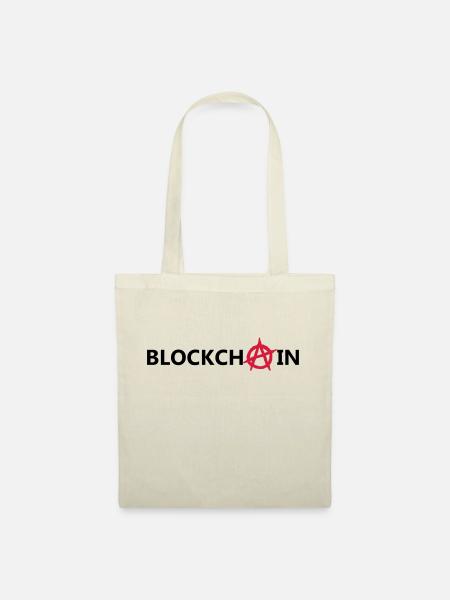 blockchain - Stoffbeutel - Natur