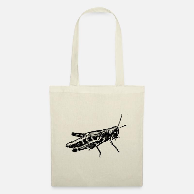 grasshopper graphic - Stoffbeutel - Natur