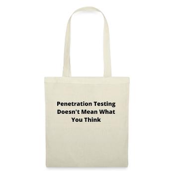 Pénétration Testing - Sac en tissu - nature - Devant