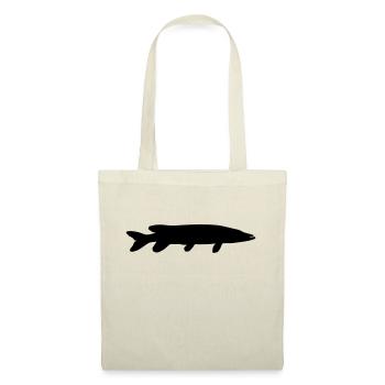 Brochet - Esox lucius - Pêche, Poisson - Sac en tissu - nature - Devant