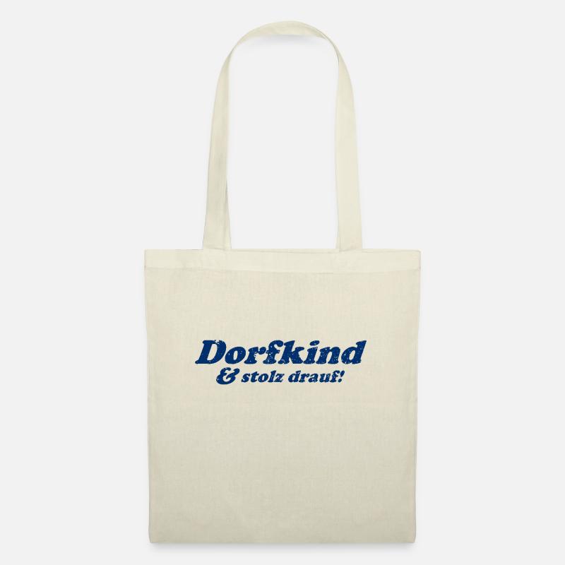 Dorfkind und stolz drauf! - Stoffbeutel - Natur