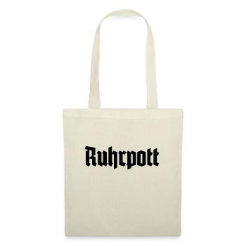 Ruhrpott - Pott - Bergbau - Kumpel - Ruhr - Shirt - Stoffbeutel - Natur - Vorne