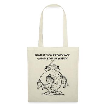 Asterix Fruits B W - Sac en tissu - nature - Devant