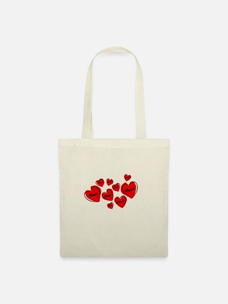 Amour Liebe Geschenk - Stoffbeutel - Natur