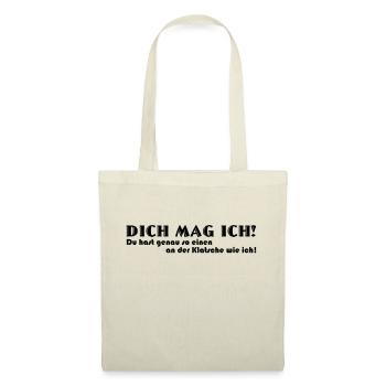 Dich mag ich - Stoffbeutel - Natur - Vorne