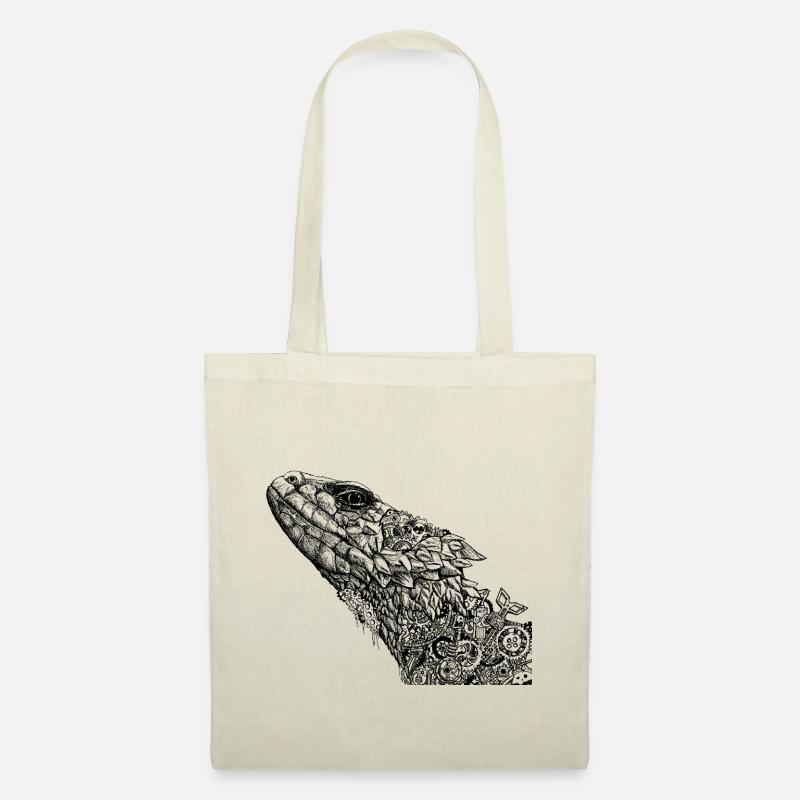 Lizard Clockwork - Tote Bag - nature