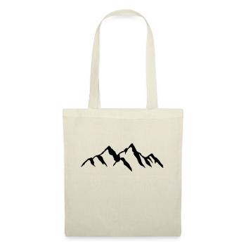 Beautiful mountains with shade for mountaineers hikers - Tote Bag - nature - Front