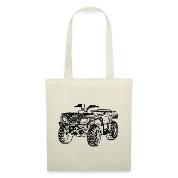 ATV Quad hors route véhicule tout-terrain noir - Sac en tissu - nature - Devant