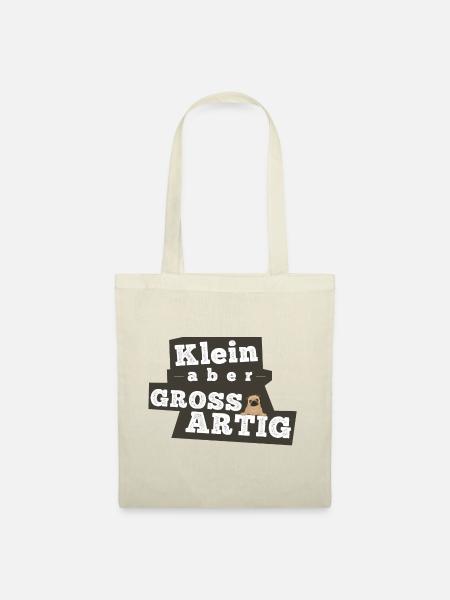 Klein aber GROSSARTIG - Stoffbeutel - Natur