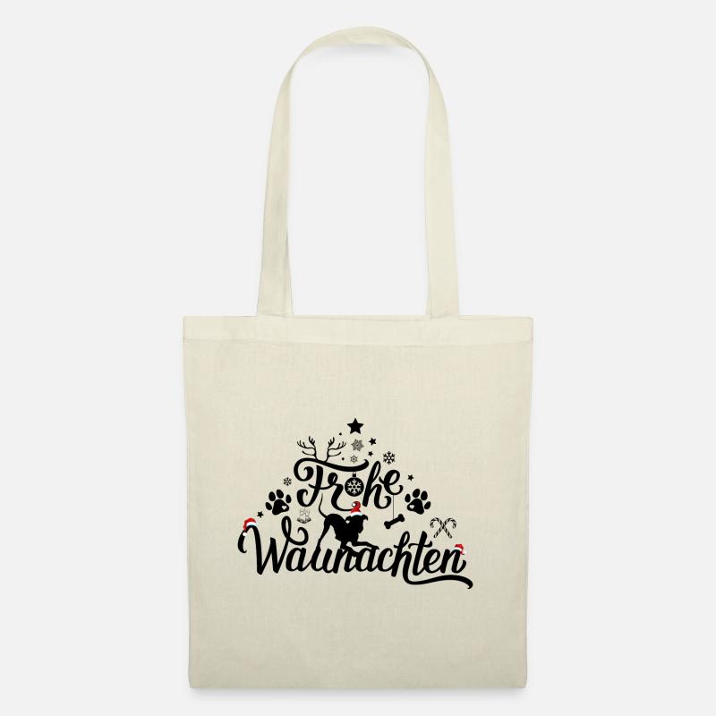 Frohe Waunachten - Stoffbeutel - Natur