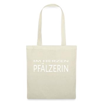 IM HERZEN PFÄLZERIN - Stoffbeutel - Natur - Vorne