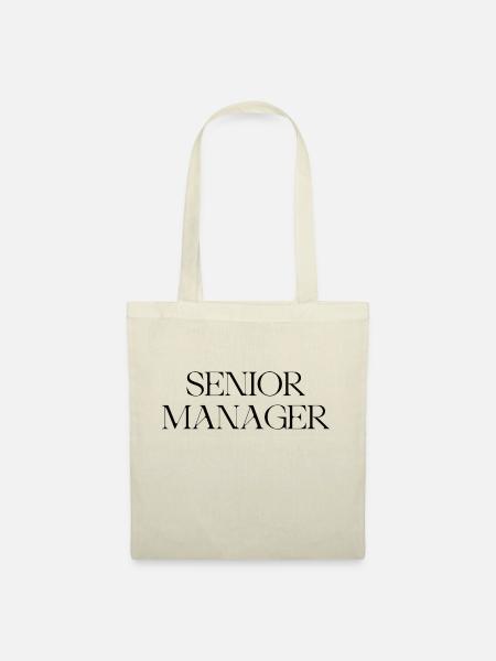 SENIOR MANAGER - Stoffbeutel - Natur