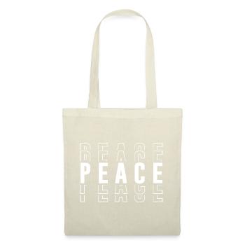 Paix - Sac en tissu - nature - Devant