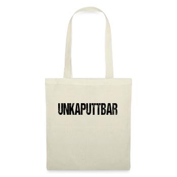 UNKAPUTTBAR - Stoffbeutel - Natur - Vorne