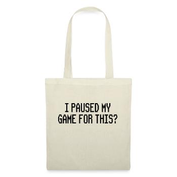 Gamer Gaming Dictons Dire Pixel - Sac en tissu - nature - Devant