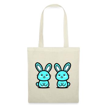 Ostern Symbol Hase - Stoffbeutel - Natur - Vorne