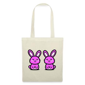 Lapin de Pâques Pâques - Sac en tissu - nature - Devant